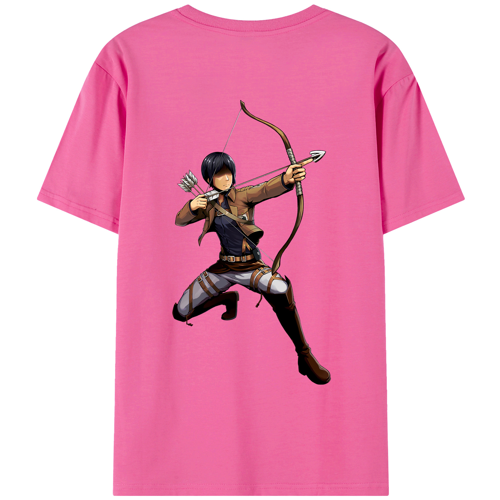 （画像用） 進撃の巨人 Attack on Titan レディース半袖Tシャツ(バックプリント)